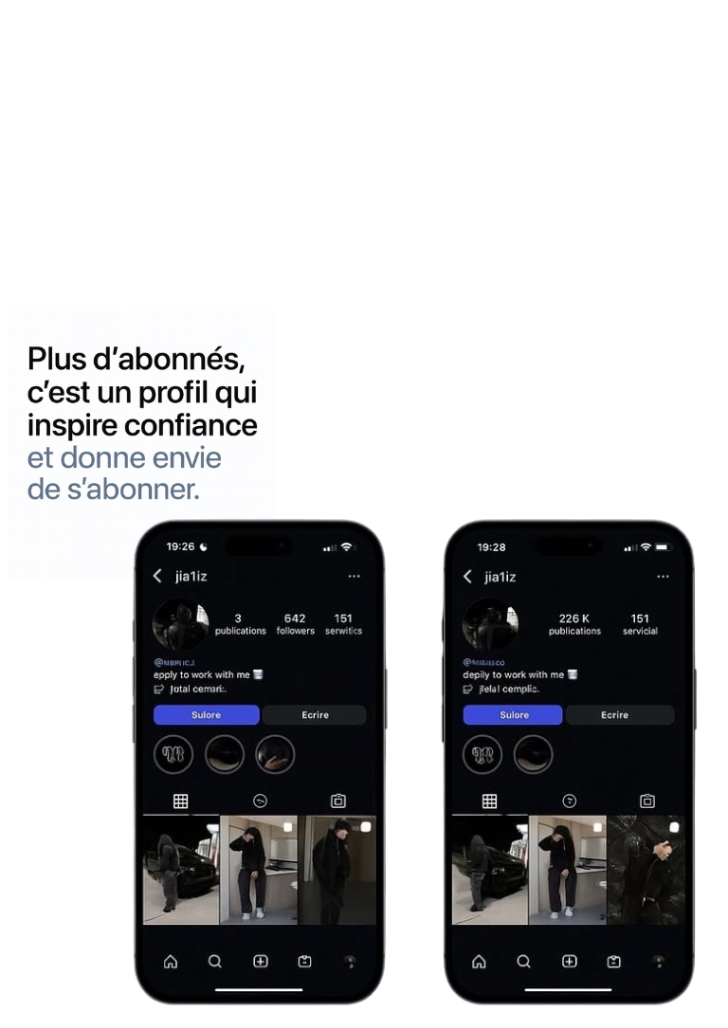 Abonnés insta
